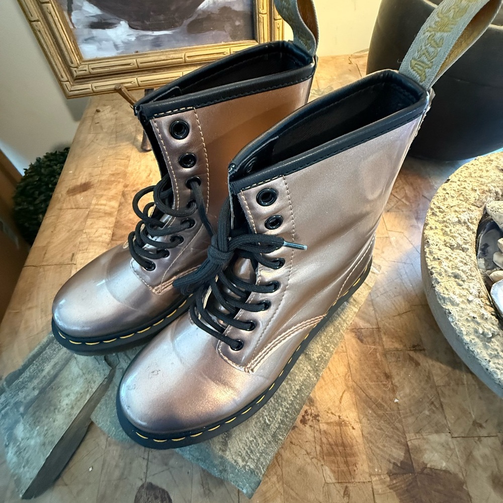 Dr. Martens Bronze Combat Boots